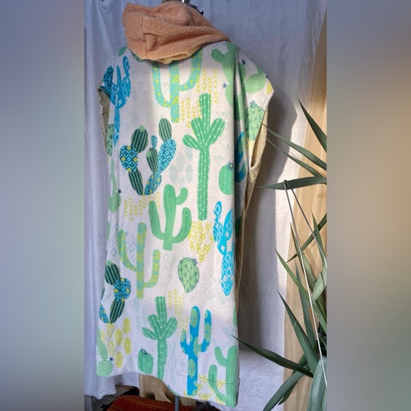 Handmade, Up-Cycled Towel Poncho - Picture 1 of 6